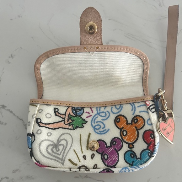 Dooney & Bourke x Disney Parks Sketch Wristlet, Rare, Collectors Item– EUC - Picture 10 of 13